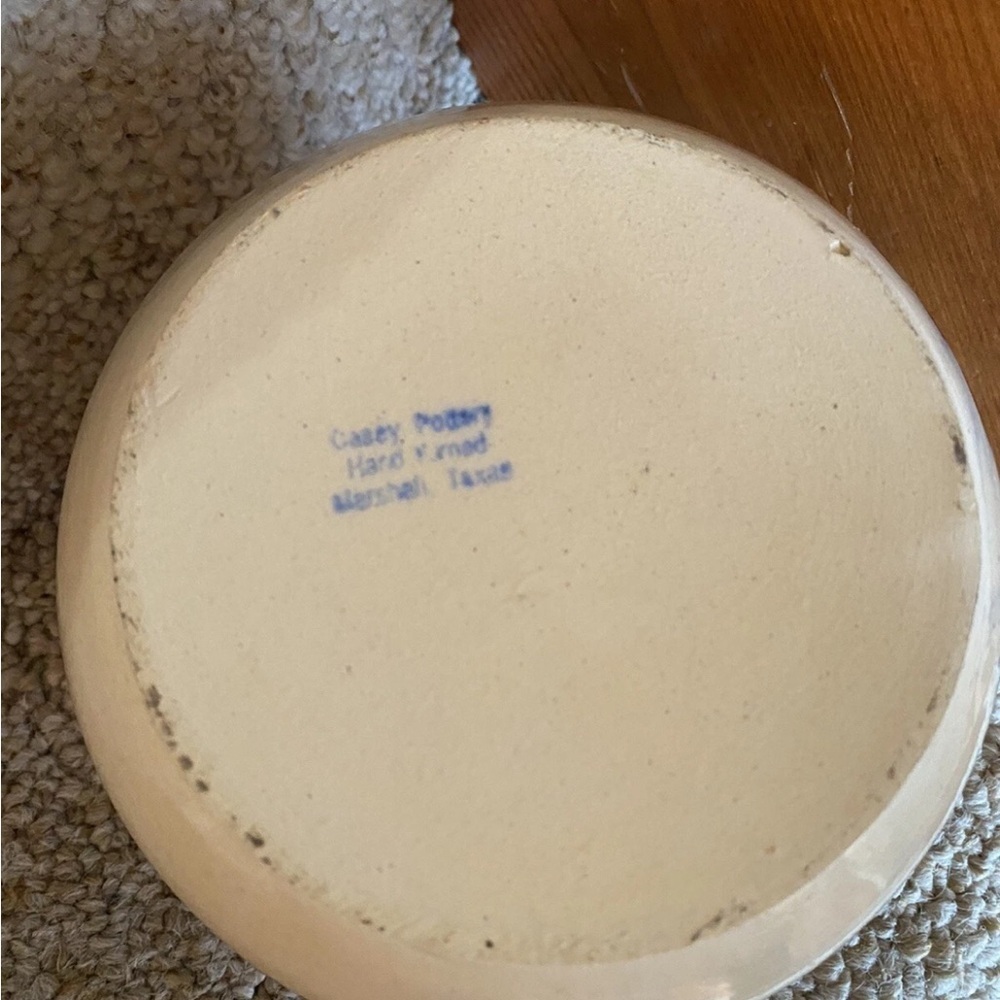 Vintage Casey Stoneware Blue and Cream Duck Art Pitcher EUC!! - Picture 11 of 16